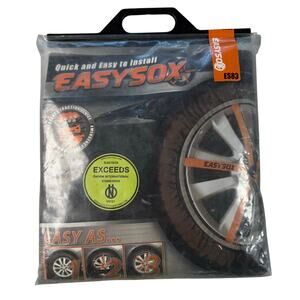 Easysox ES84 Tire Socks Emergency Traction Device Snow Chain Alternative Winter